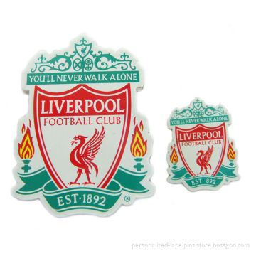 Printing Liverpool Personalized Football Lapel Pins For Fc Souvenirs
